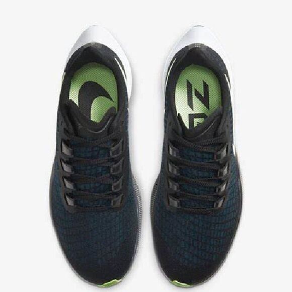 NEW NIKE Air Zoom Pegasus 37 Black Green Eggplant trim 9.5 US 41 EUR - Picture 3 of 10